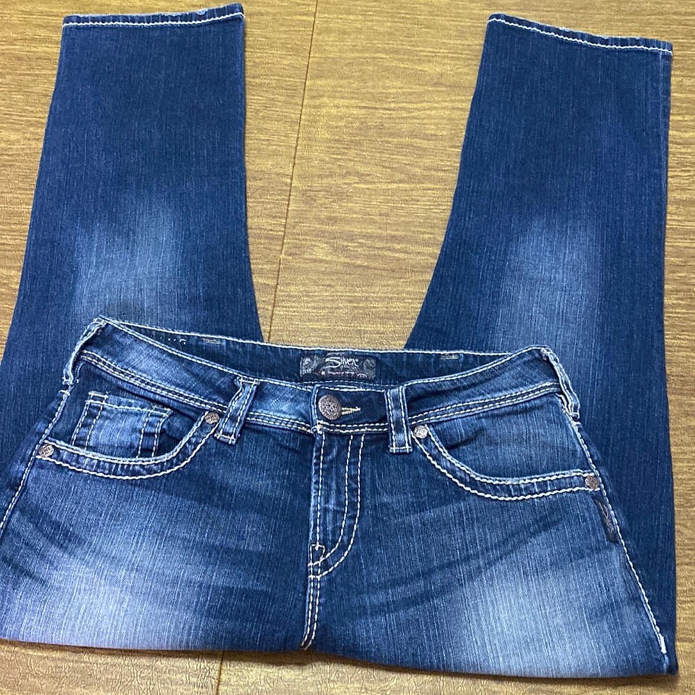 Silver Brand Natsuki Capri Size 30 Blue Jeans Pants